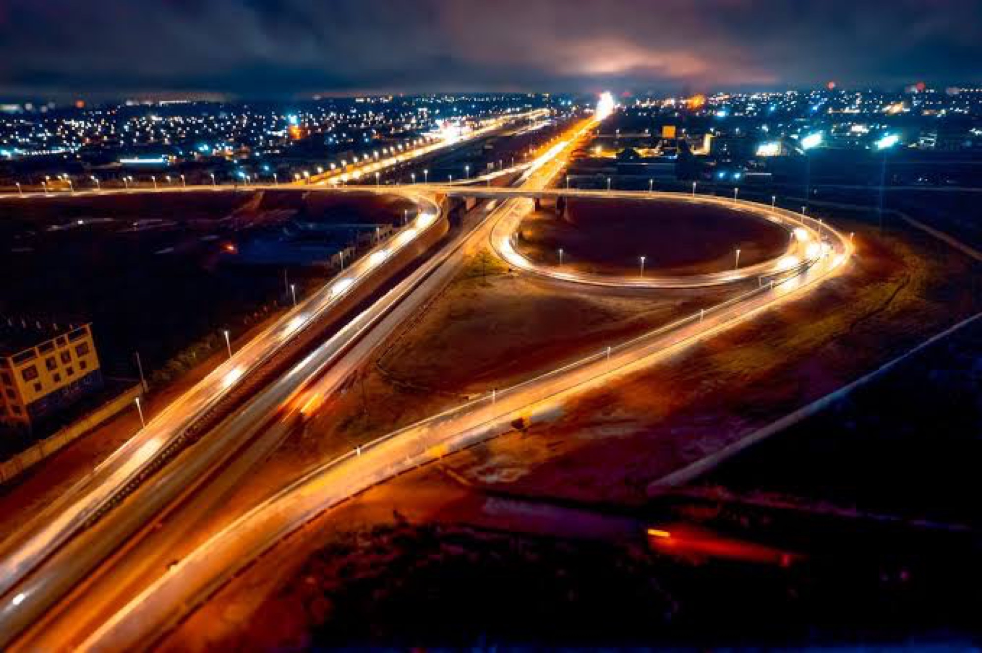 Kolwezi at night