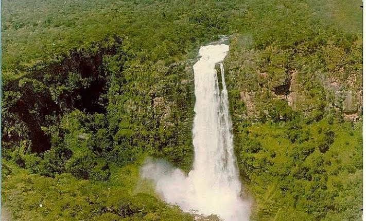 Lofoi Falls in Kundelungu National Park